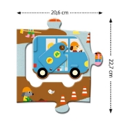 Image de Puzzle géant - le chantier - 12 pcs