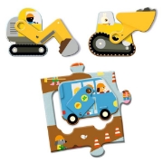 Image de Puzzle géant - le chantier - 12 pcs