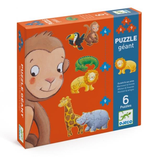 Image de Ouistiti et ses amis - Puzzle géant
