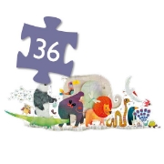 Image de Puzzle la parade des animaux