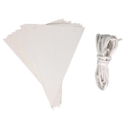 Image de Fanions à décorer, lot de 2 guirlandes