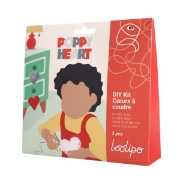 Image de Cœurs à coudre en feutrine, lot de 3