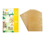 Image de Feuille en bois, pack de 10
