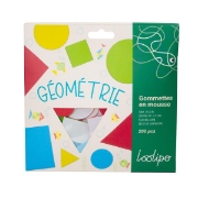 Image de Gommettes en néoprène formes géométriques, lot de 200
