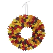 Image de Gommettes en néoprène pailletées, feuilles d’automne