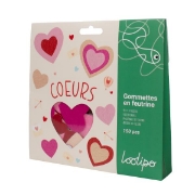 Image de Gommettes feutrine cœurs
