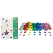 Image de Gommettes étoiles en mousse pailletée, lot de 500