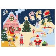 Image de Gommettes Noël en paillettes, pack de 240