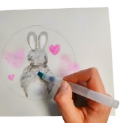 Image de Pinceaux avec réservoir, lot de 6