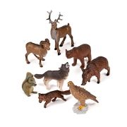 Image de Les animaux de la forêt, lot de 8