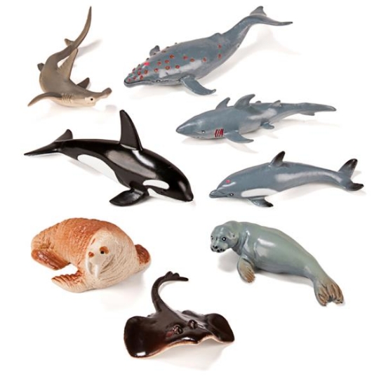 Image de Les animaux de la mer, lot de 8