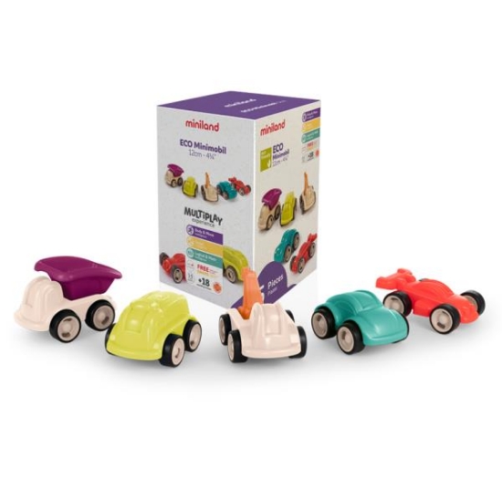 Image de Mini voiture ECO, lot de 5