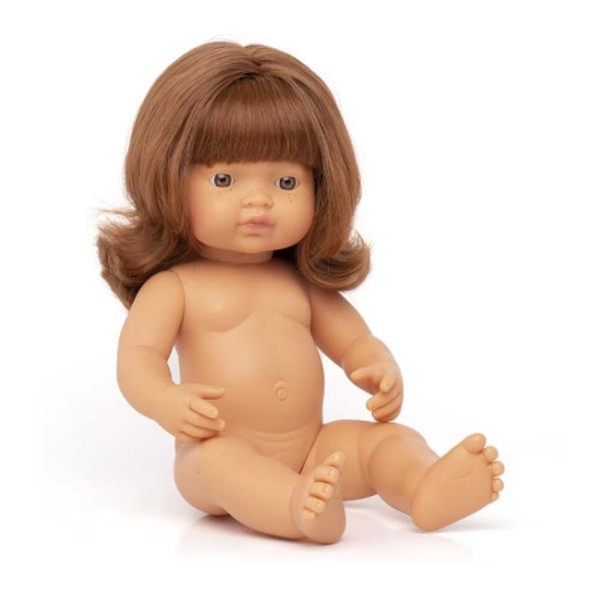 Image de Poupée fille rousse, 38 cm