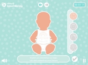 Image de Poupée bébé garçon caucasien avec syndrome de Down, 38 cm