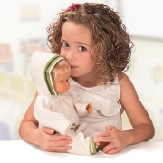 Image de Poupée fille caucasienne blonde, 38 cm