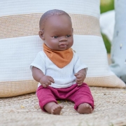 Image de Poupée garçon africain, 32 cm