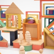 Image de Gros kit de construction arc-en-ciel