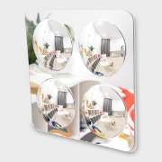 Image de Miroirs déformants convexes, lot de 4