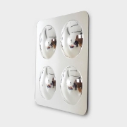 Image de Miroirs déformants convexes, lot de 4