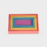 Image de Rectangle de construction arc-en-ciel