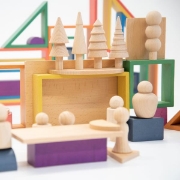 Image de Rectangle de construction arc-en-ciel