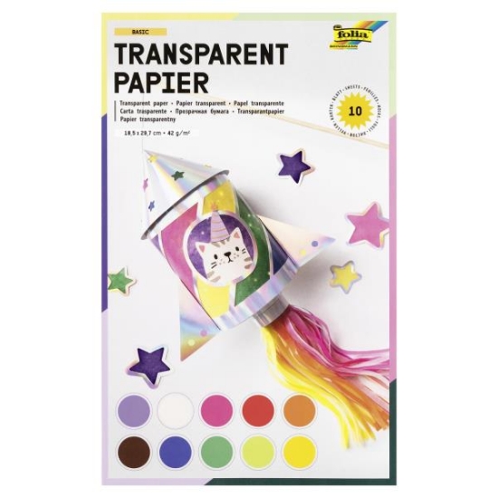 Image de Papier vitrail, lot de 10 feuilles