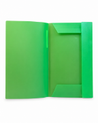 Image de Farde à rabats et élastique A4 PP vert