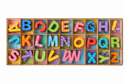 Image de Lettres alphabet, lot de 104 pièces