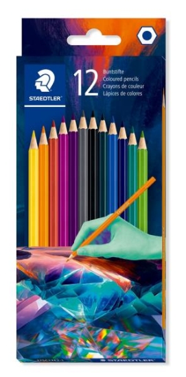 Image de Crayons de couleur sans bois Staedtler, pochette de 12