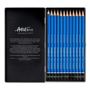 Image de Crayons graphite Mars Lumograph, boîte de 12