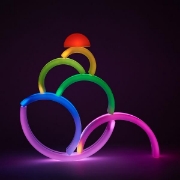 Image de Arches lumineuses arc-en-ciel – lot de 7