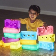 Image de Briques de construction lumineuses - lot de 12