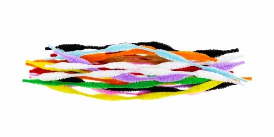 Image de Fils chenille ondulés 30 cm, lot de 20