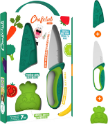 Image de Le Couteau du chef Chefclub Kids Bleu/rouge & Vert