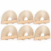 Image de Arc-en-ciel sur socle, lot de 6