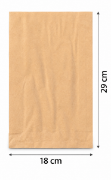 Image de Sachets enveloppe en papier kraft, lot de 50